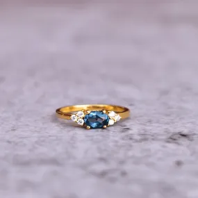 Little Wonder - Blue Topaz Ring