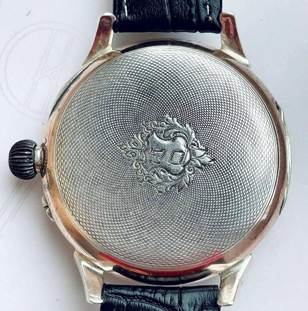 Longines Pocket Watch Converted Wristwatch 1889 Silver