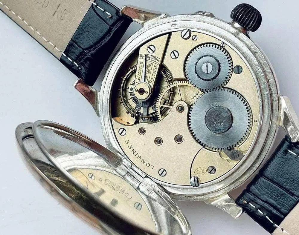 Longines Pocket Watch Converted Wristwatch 1889 Silver