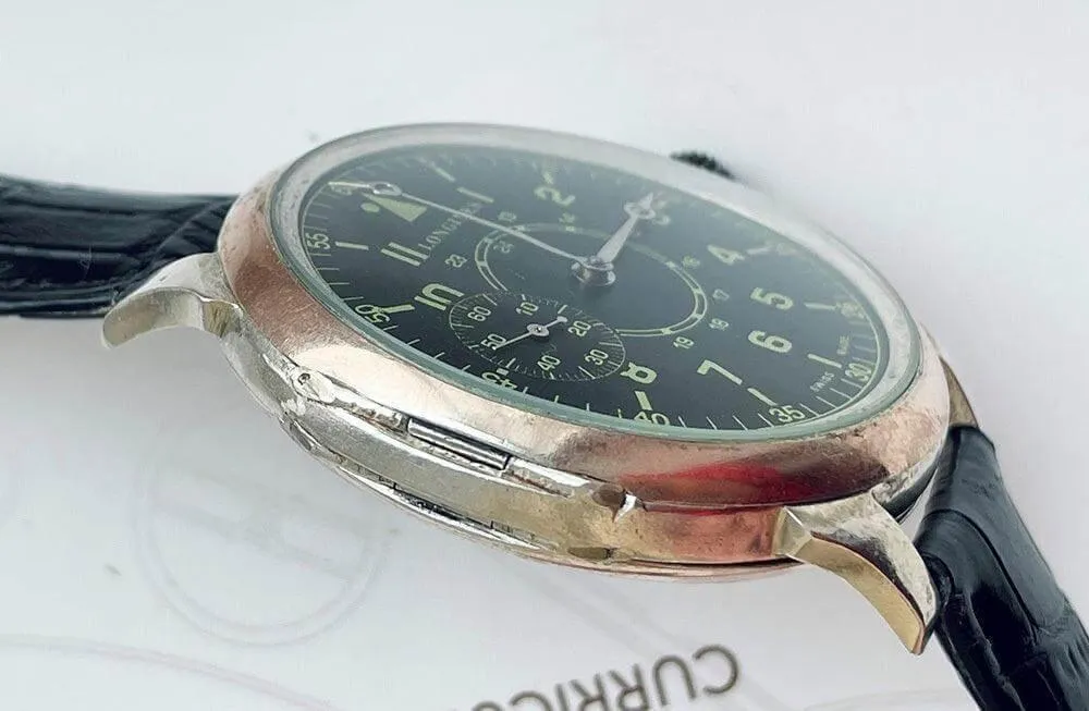 Longines Pocket Watch Converted Wristwatch 1889 Silver