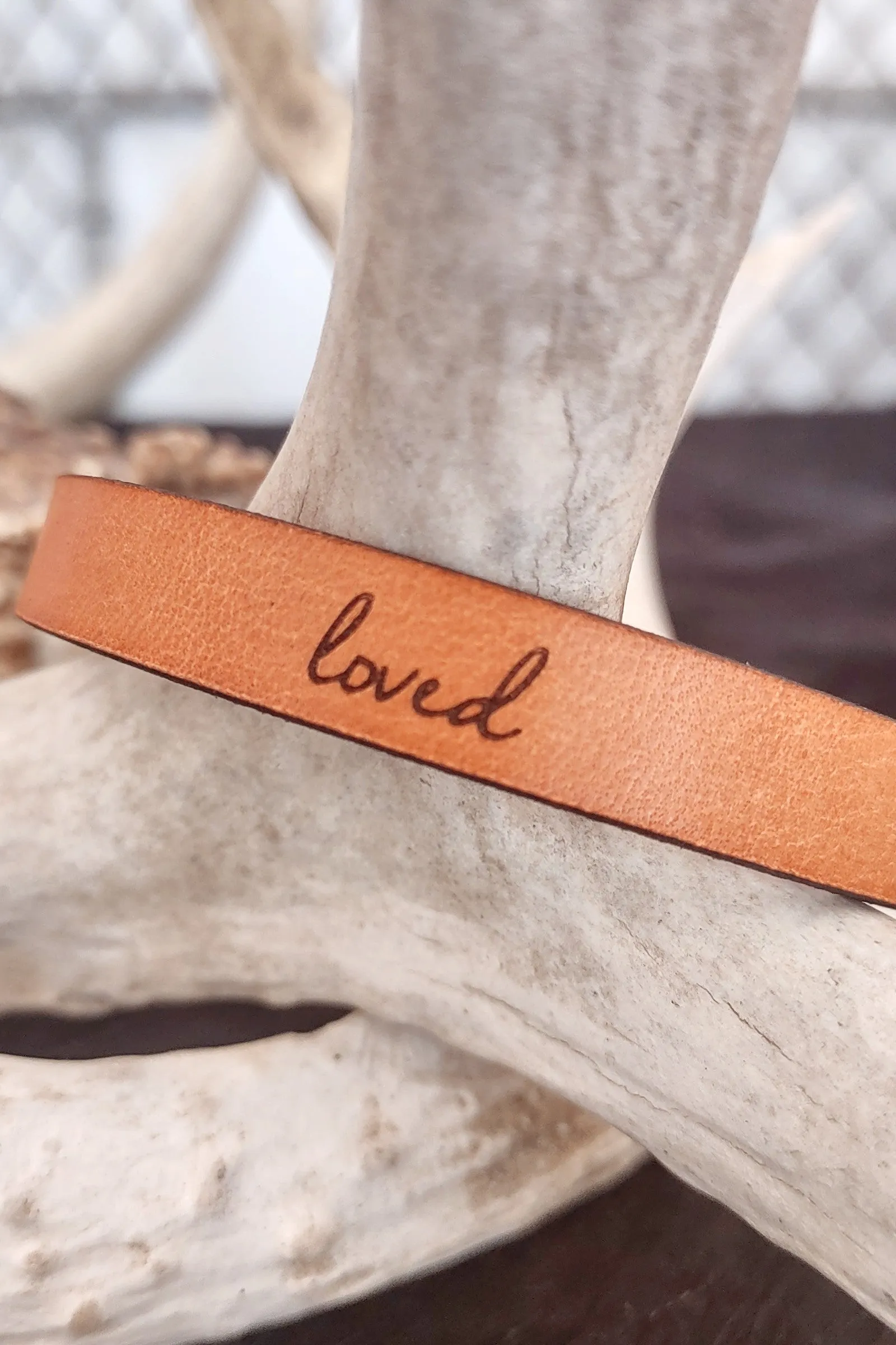 Loved Leather Bracelet