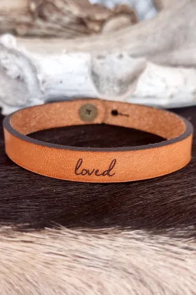 Loved Leather Bracelet