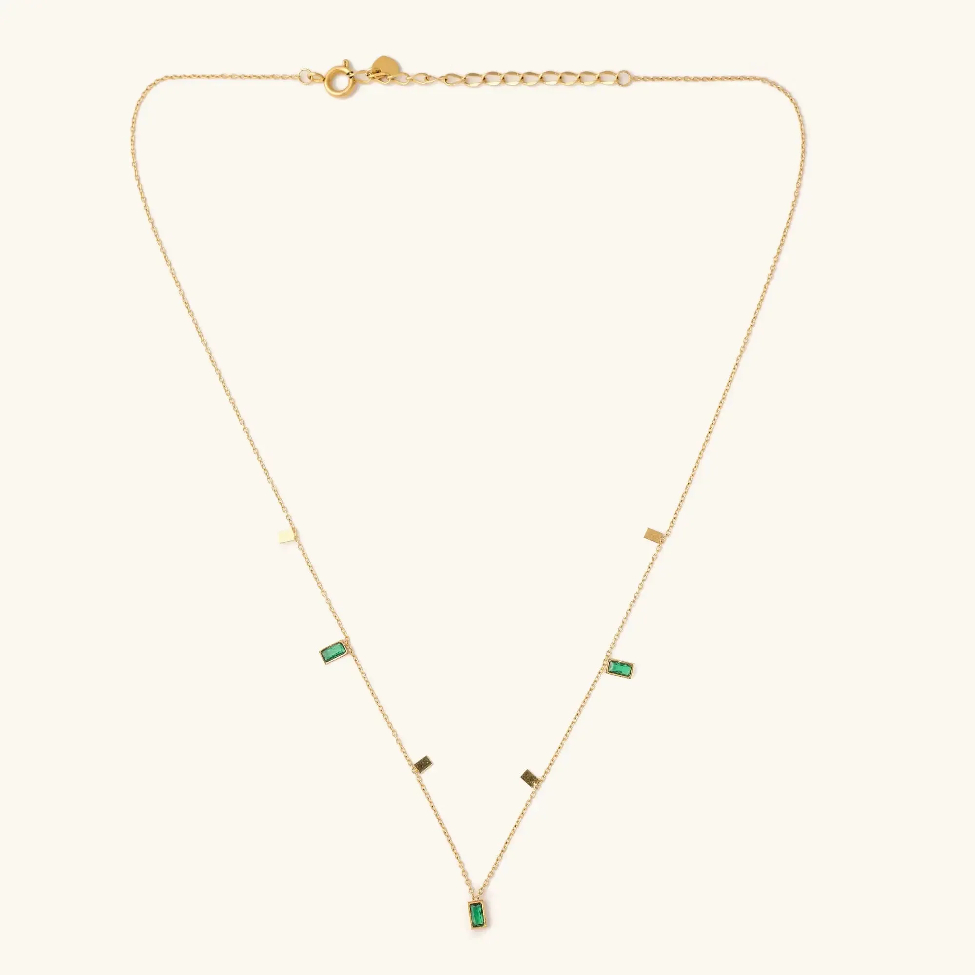Lydia Emerald Crystal Necklace