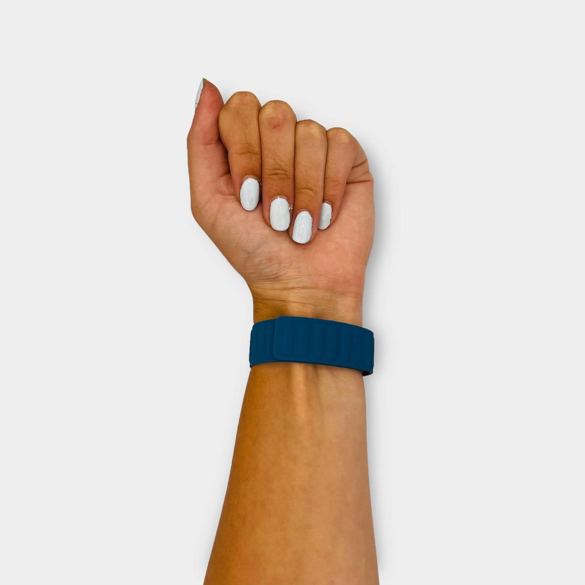 Magnetic Silicone Watch Straps Compatible with the Olympic 22mm Range