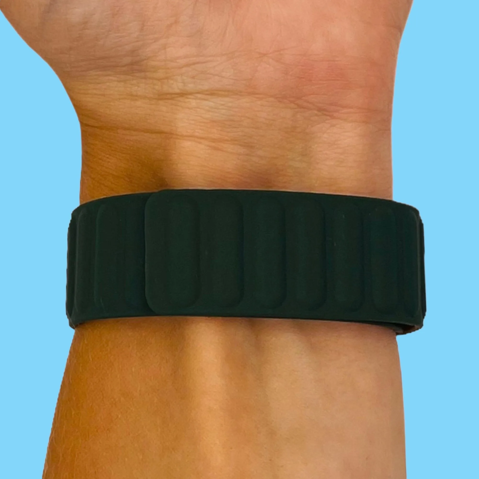 Magnetic Silicone Watch Straps Compatible with the Olympic 22mm Range