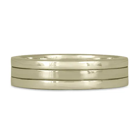 Marcello Wedding Ring in 18K Yellow or White Gold