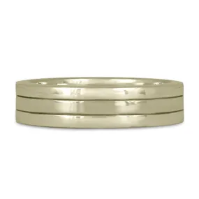 Marcello Wedding Ring in 18K Yellow or White Gold