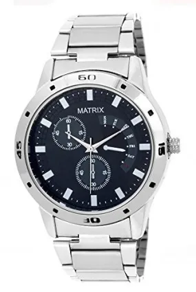 Matrix Analog Black Dial Men's Watch-WCH-116-BK