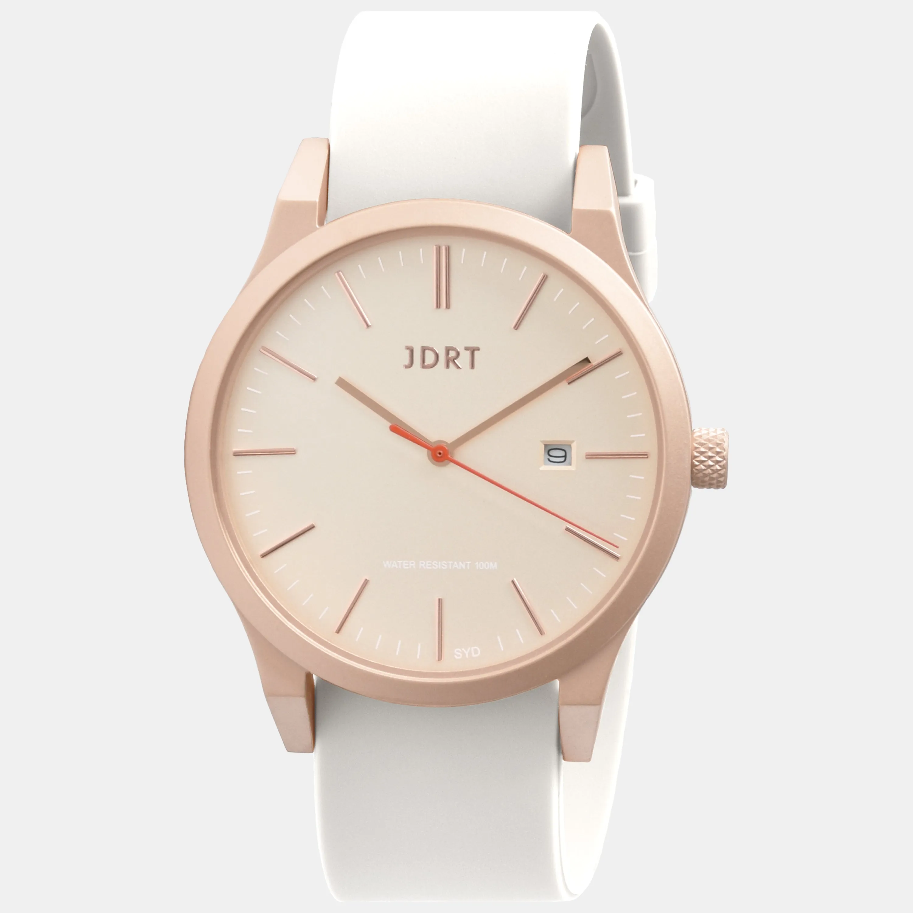 Matte Rose Gold / White