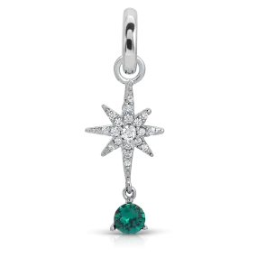 May Emerald Birthstone Charm - Star (Rewards Store)