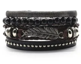 Men's Braided Leather Vintage Bracelet