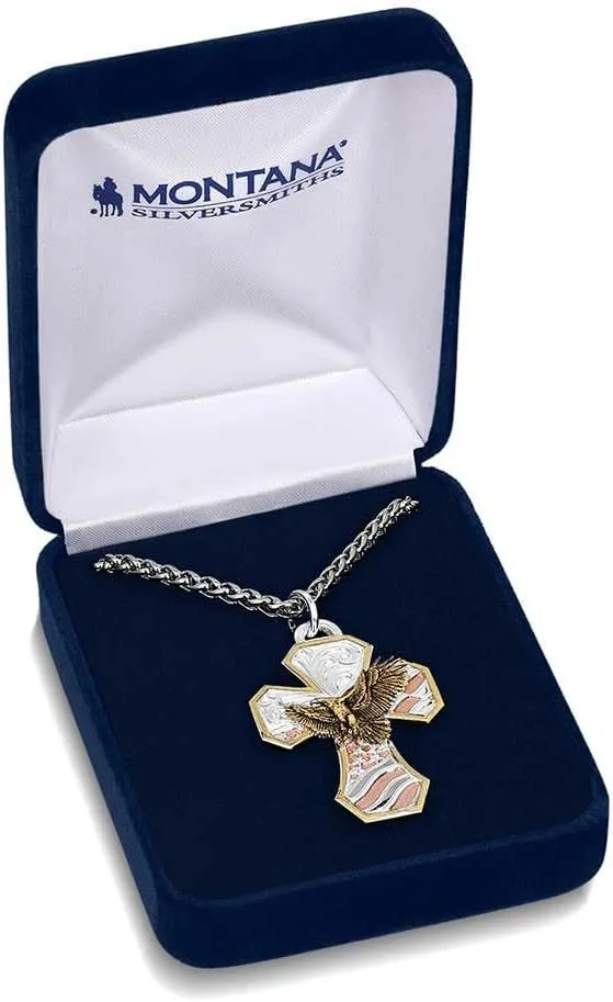 Montana Silversmiths High Praise American Made Cross Necklace - AMNC5675