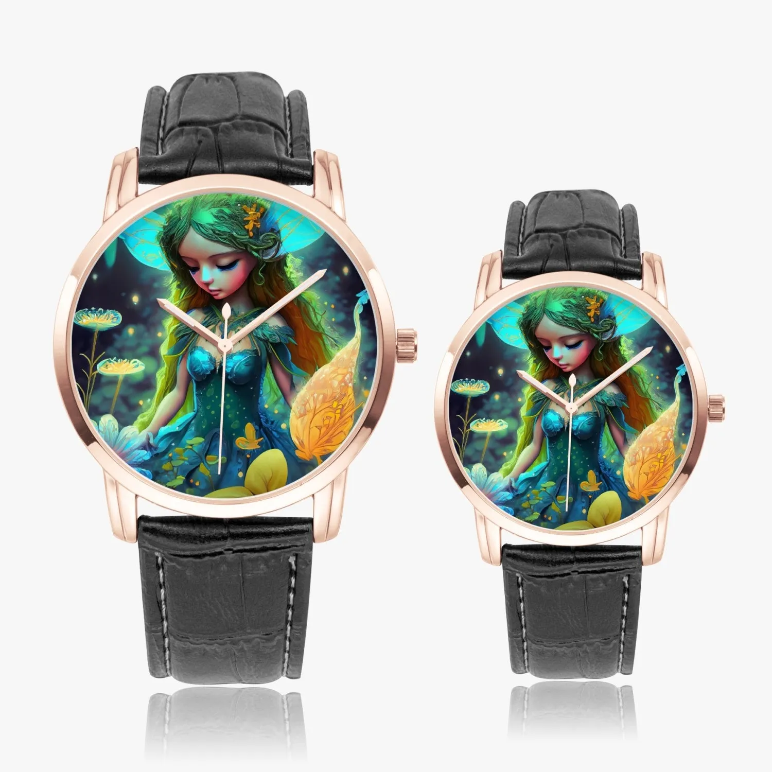 Montre à quartz de type large Instafamous "Fée" (265)