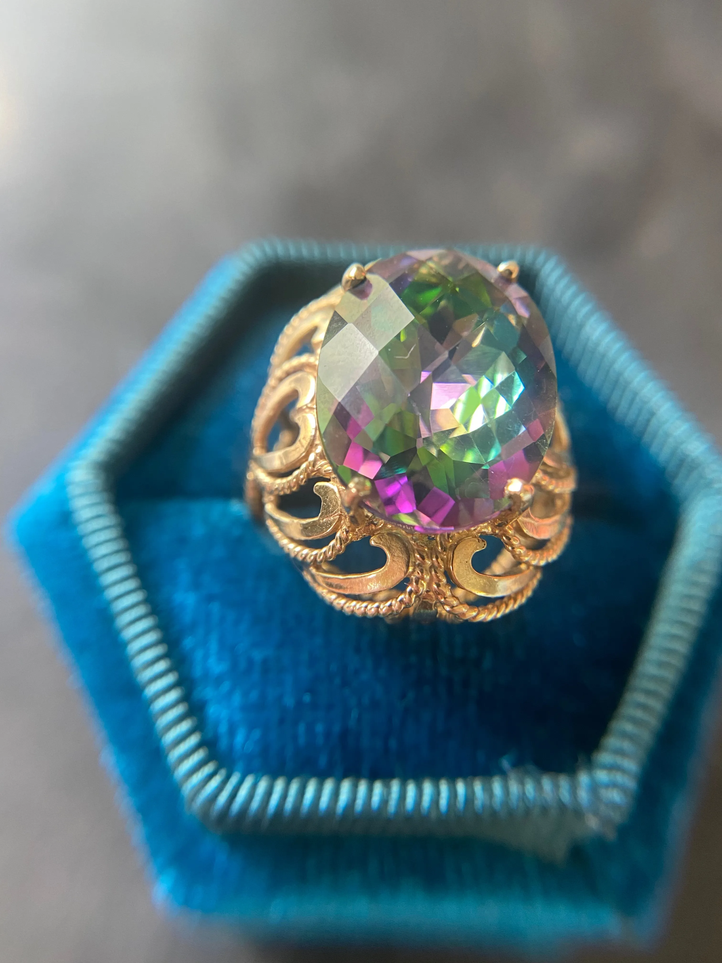 Mystic Topaz Ring