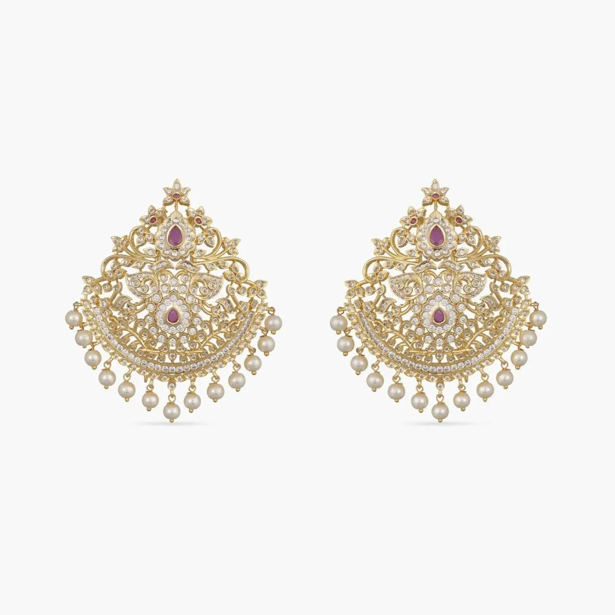 Nandini Nakshatra CZ Hair Brooch