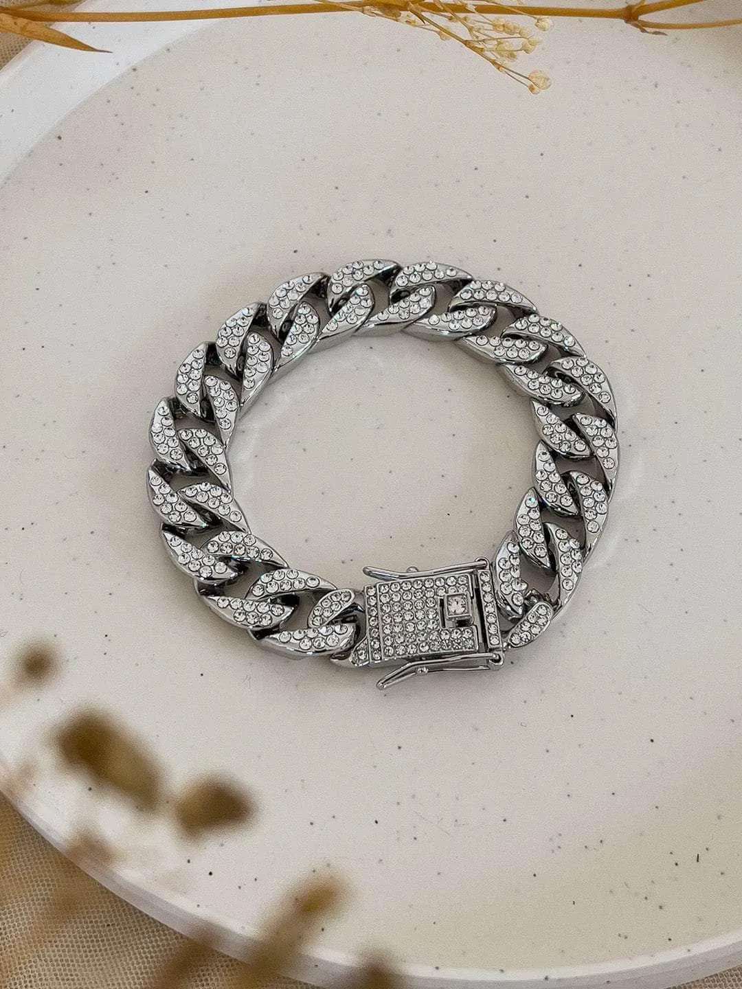 New American Style Rhinestone Inlaid Fashion Bracelet