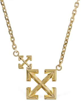 Off-White   Double arrow charm necklace 