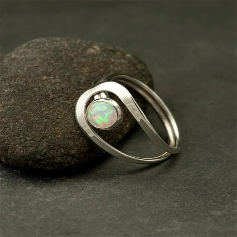 Opal Stone Engagement Rings for Jewelry