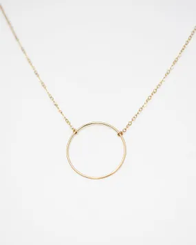 Open Circle Necklace