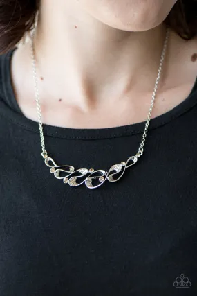 Open Door Jewelry - Easy Money - Brown Necklace - Paparazzi Accessories