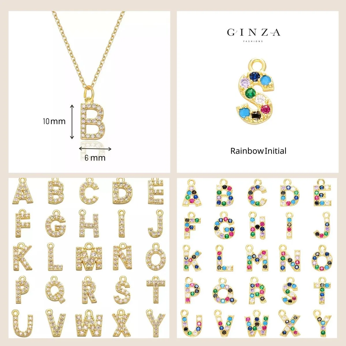 Pave Name Necklace