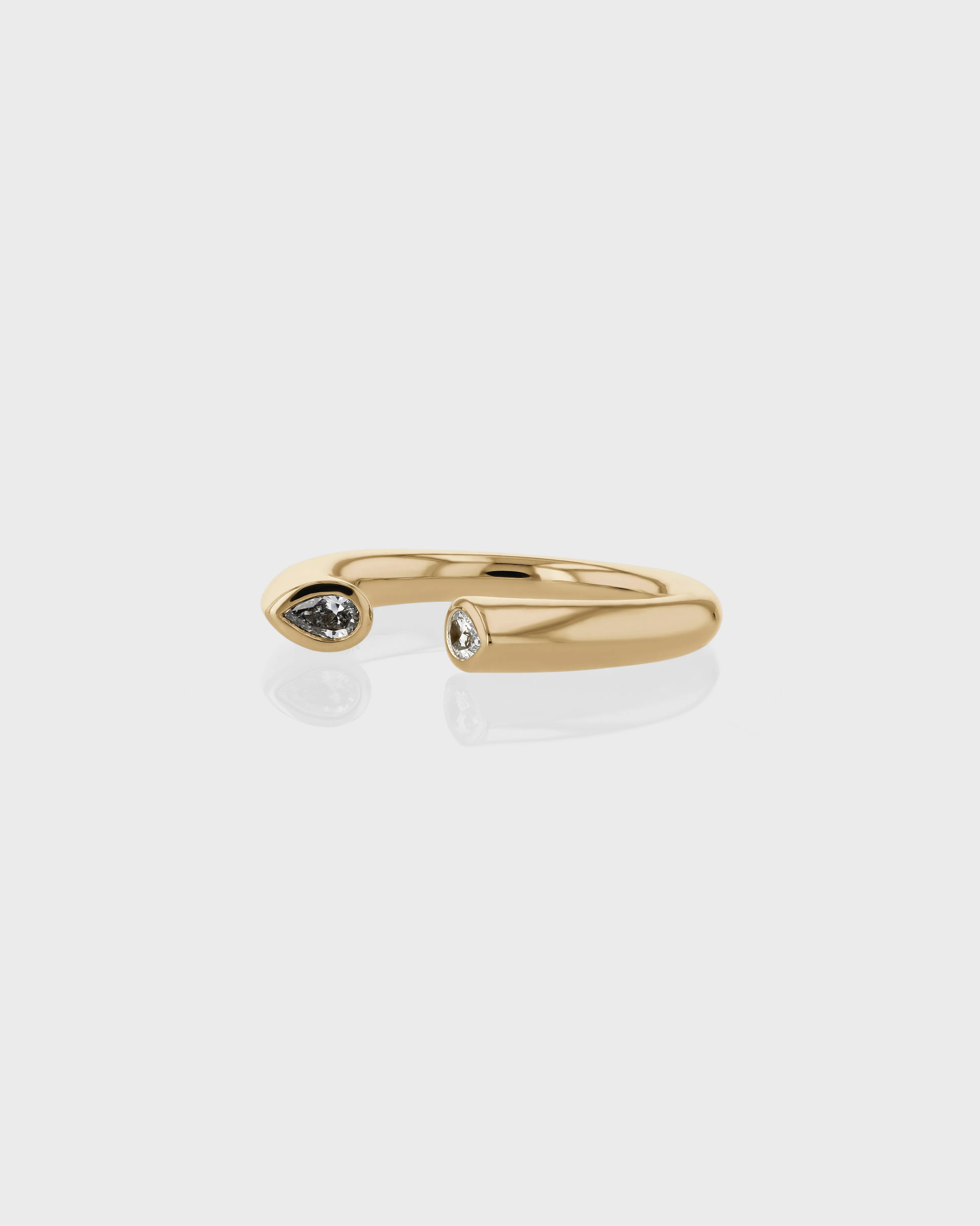 Pear Suspense Duo Ring