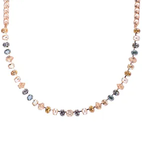 Petite Oval Leaf Necklace in "Earl Grey" *Preorder*