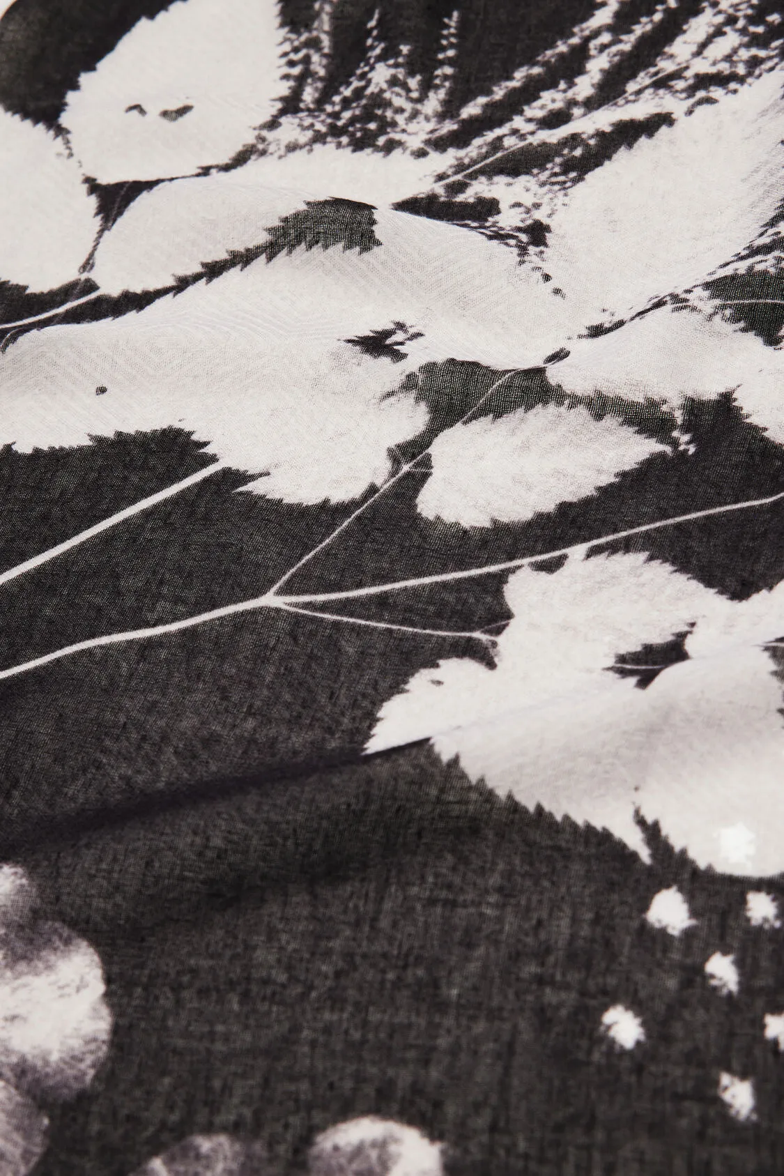 Photographic rectangular foulard