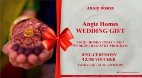 Premium Wedding Gift Registry Program with AngieHomes