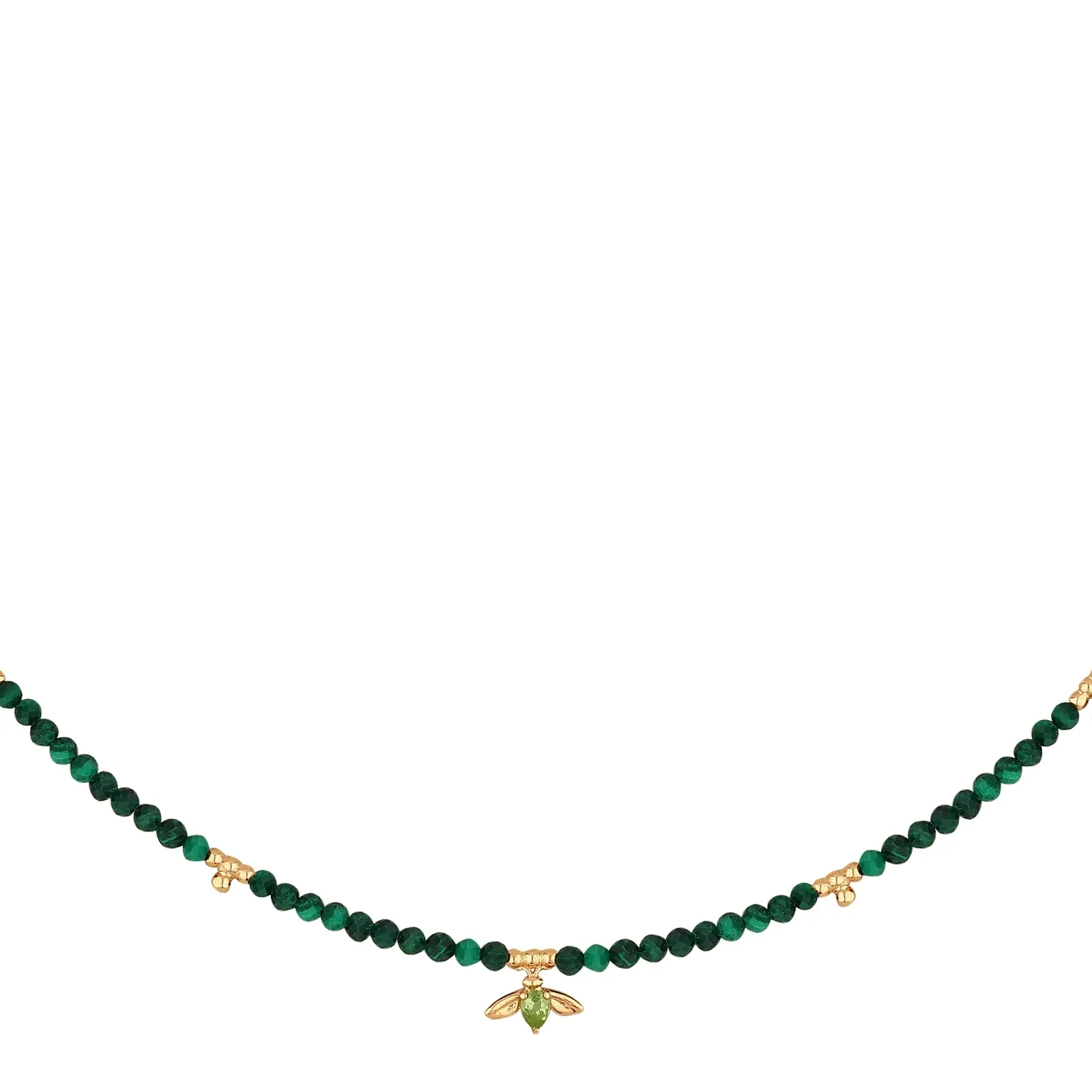 QUEEN BEE GOLD XSMALL NECKLACE