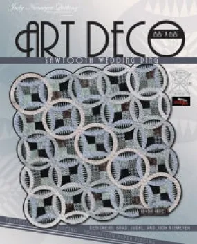 Quiltworx - Art Deco Sawtooth Wedding Ring Quilt Pattern
