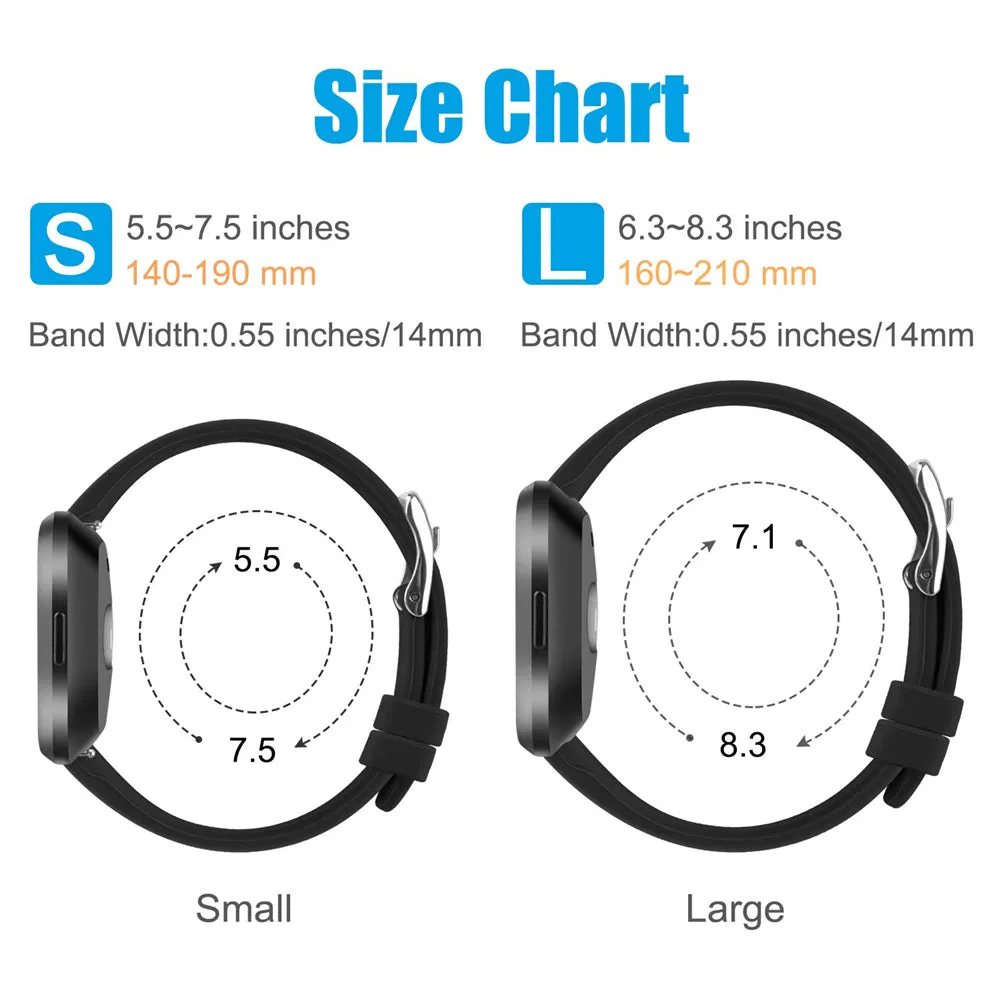 Replacement Wristband For Fitbit Versa 2 Silicone Watch Strap For Fitbit Versa Slim Thin Narrow Band For Fitbit Versa 2