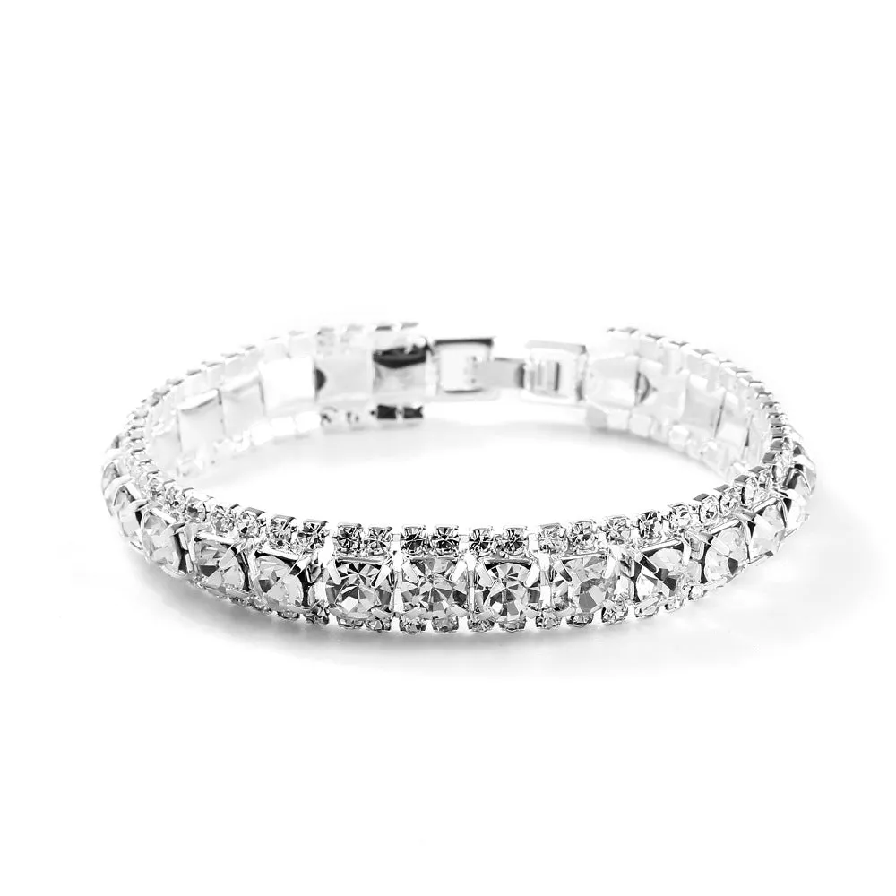 Rhinestone Roman Bracelet