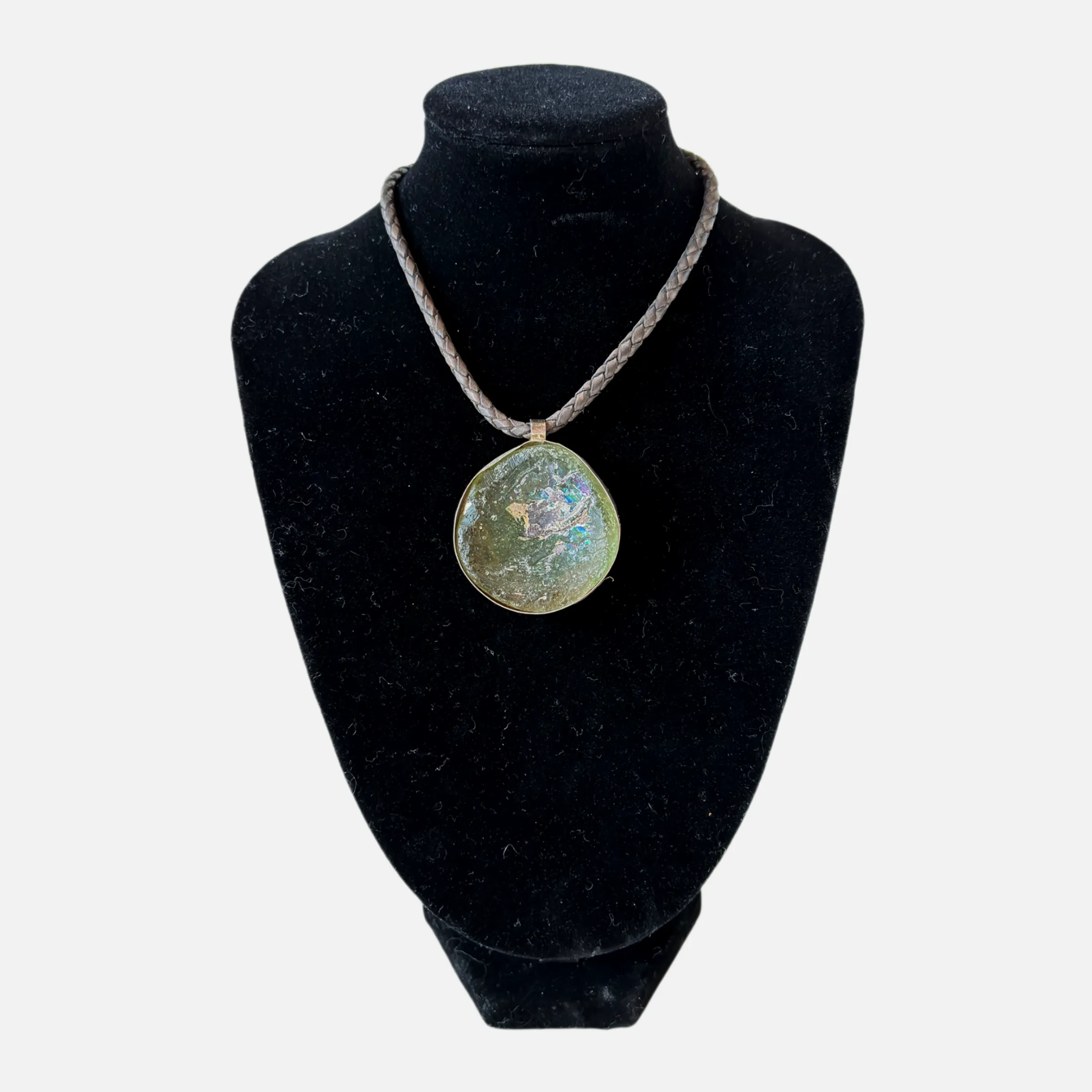 Roman Empire Glass Pendant Necklace (99)