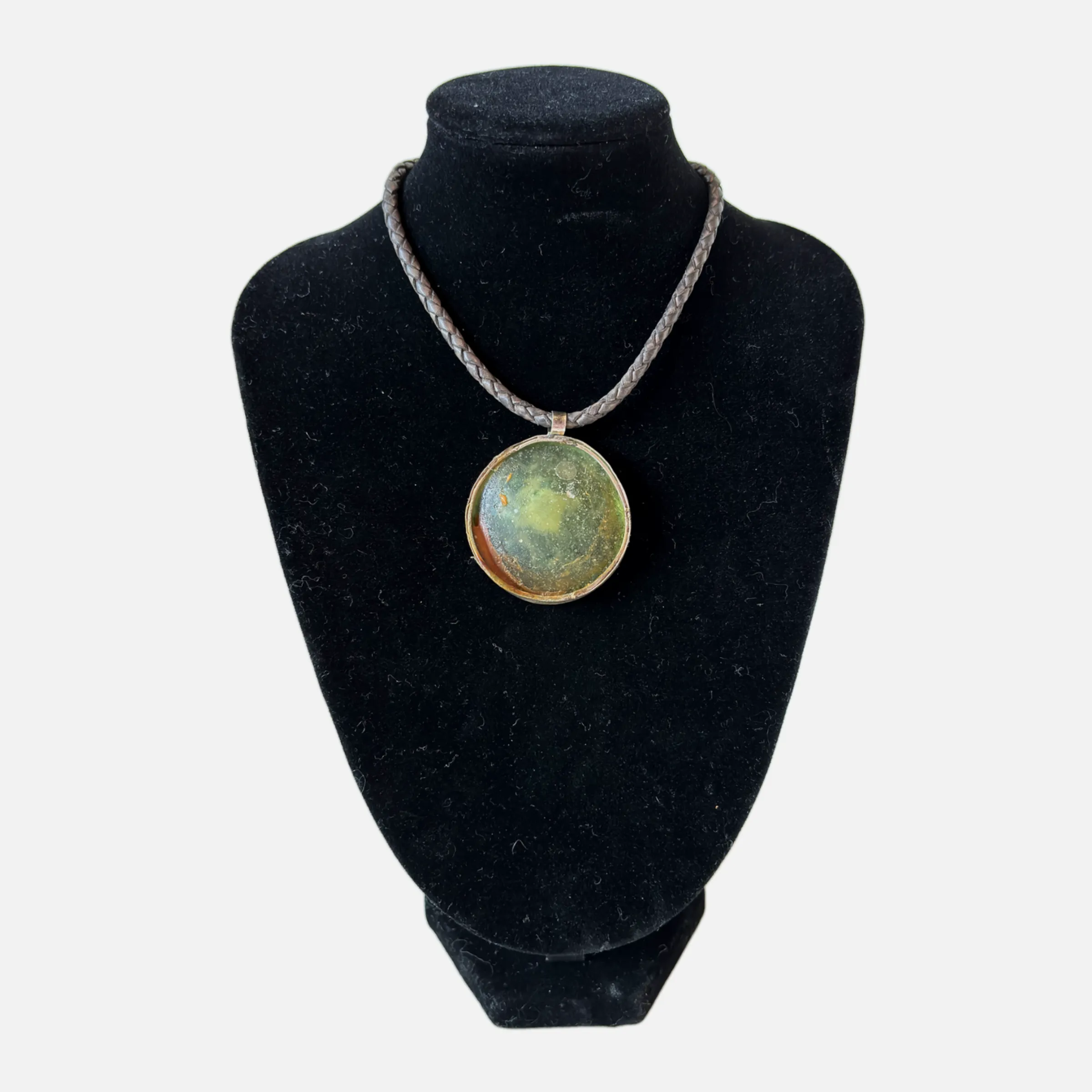 Roman Empire Glass Pendant Necklace (99)