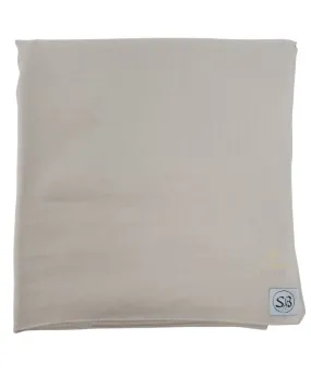 Scarf Bar Oat Premium Solid Square Scarf
