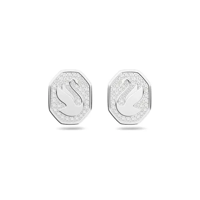 Signum Crystal Rhodium Plated Earrings 5621097
