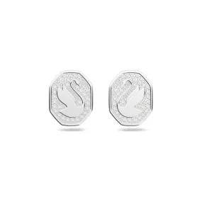Signum Crystal Rhodium Plated Earrings 5621097