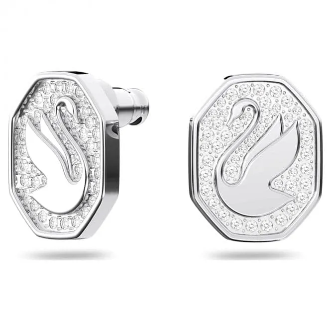 Signum Crystal Rhodium Plated Earrings 5621097