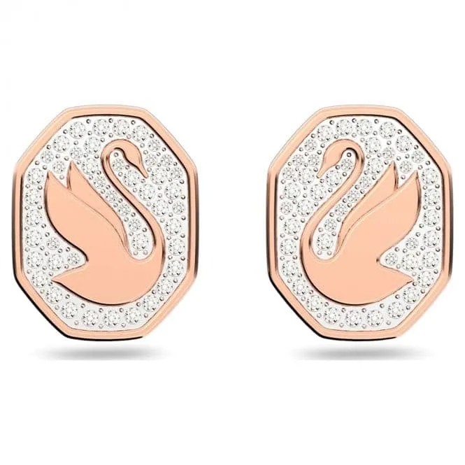 Signum Crystal Rose Gold-tone Plated Earrings 5621105