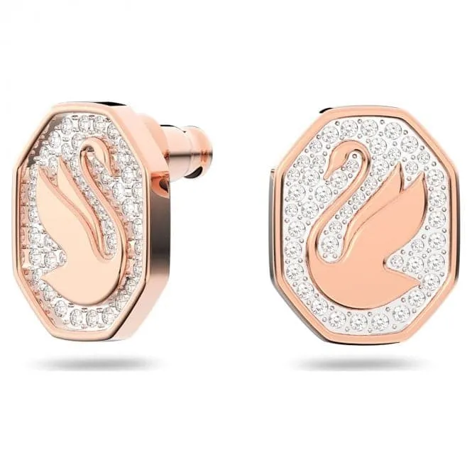 Signum Crystal Rose Gold-tone Plated Earrings 5621105