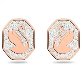 Signum Crystal Rose Gold-tone Plated Earrings 5621105