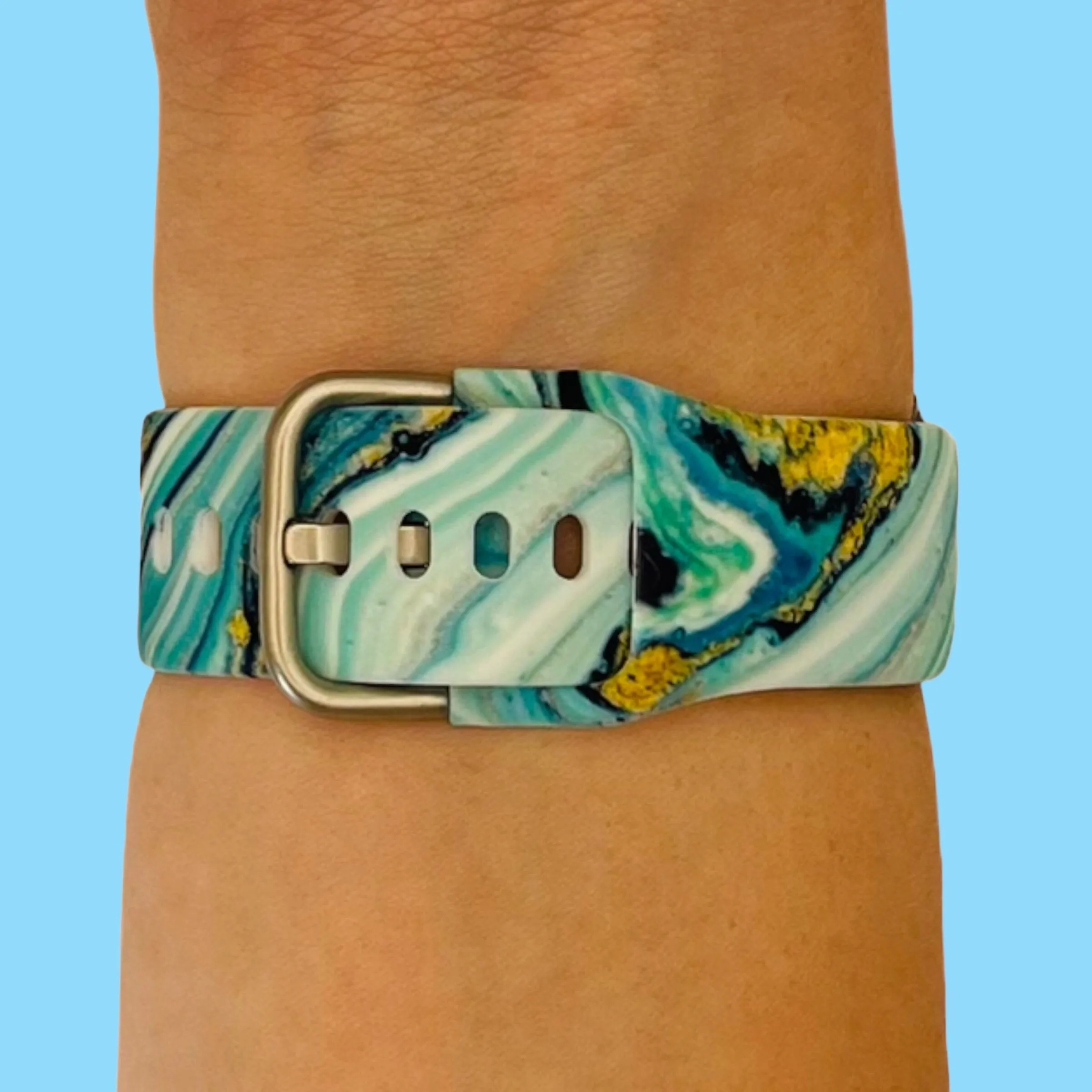 Silicone Pattern Watch Straps compatible with the Xiaomi Mi Watch & Mi Watch S1 Active