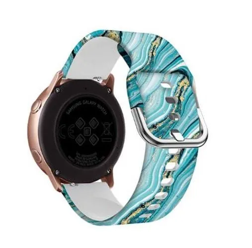 Silicone Pattern Watch Straps compatible with the Xiaomi Mi Watch & Mi Watch S1 Active