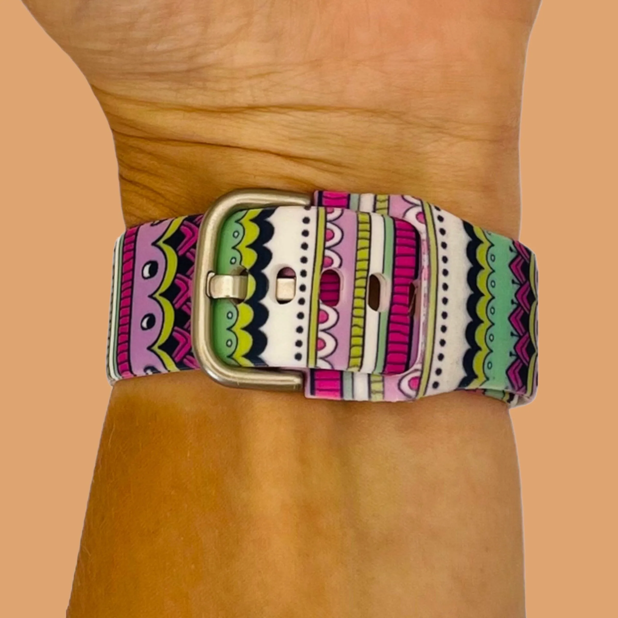 Silicone Pattern Watch Straps compatible with the Xiaomi Mi Watch & Mi Watch S1 Active