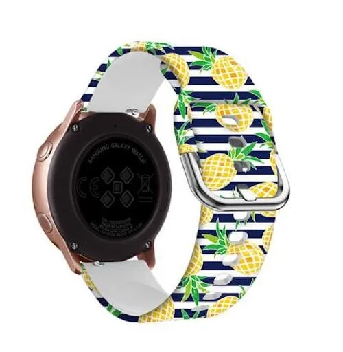 Silicone Pattern Watch Straps compatible with the Xiaomi Mi Watch & Mi Watch S1 Active