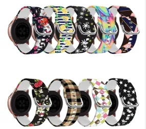 Silicone Pattern Watch Straps compatible with the Xiaomi Mi Watch & Mi Watch S1 Active