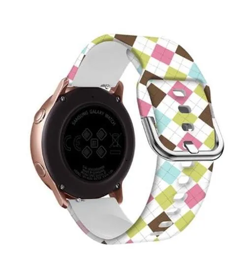 Silicone Pattern Watch Straps compatible with the Xiaomi Mi Watch & Mi Watch S1 Active