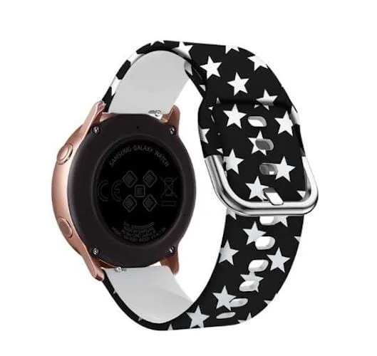 Silicone Pattern Watch Straps compatible with the Xiaomi Mi Watch & Mi Watch S1 Active