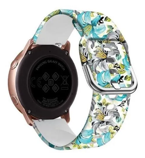 Silicone Pattern Watch Straps compatible with the Xiaomi Mi Watch & Mi Watch S1 Active
